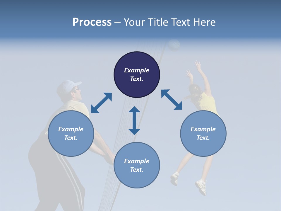 At The Net PowerPoint Template