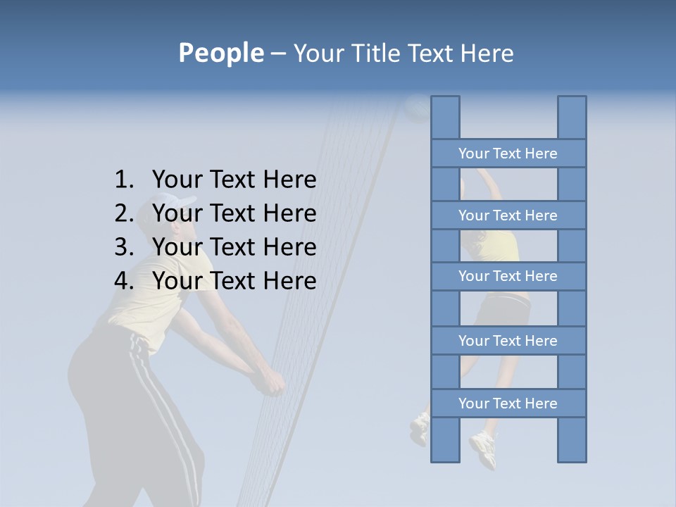 At The Net PowerPoint Template