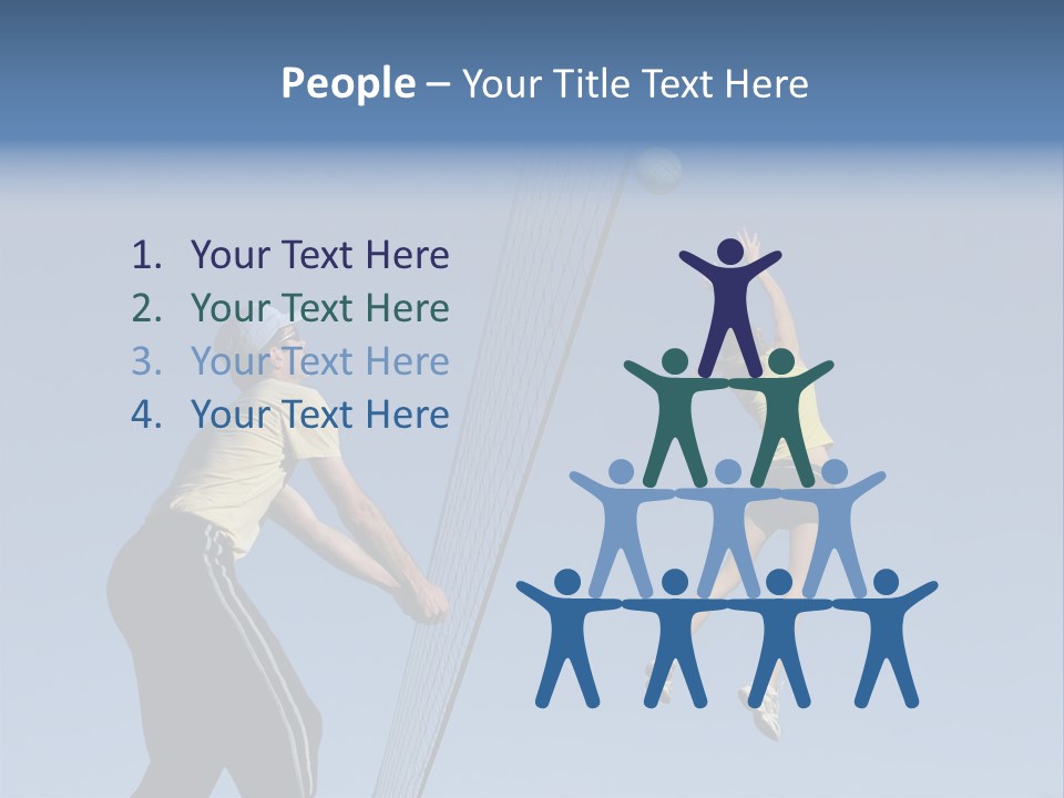 At The Net PowerPoint Template