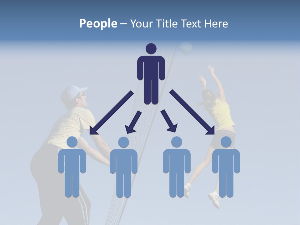 At The Net PowerPoint Template