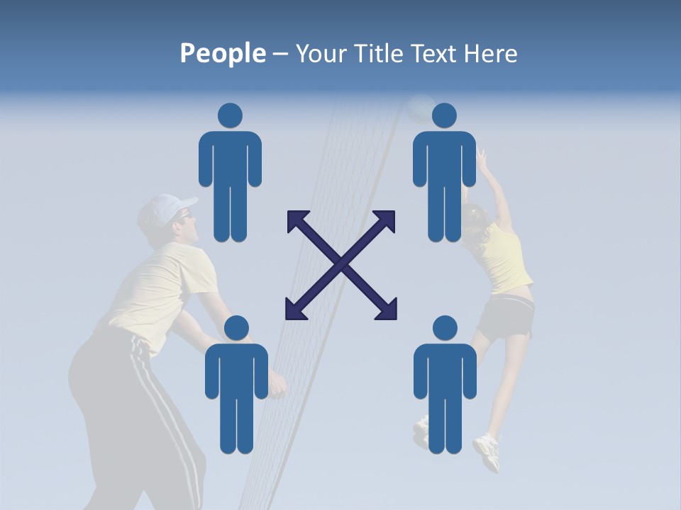 At The Net PowerPoint Template