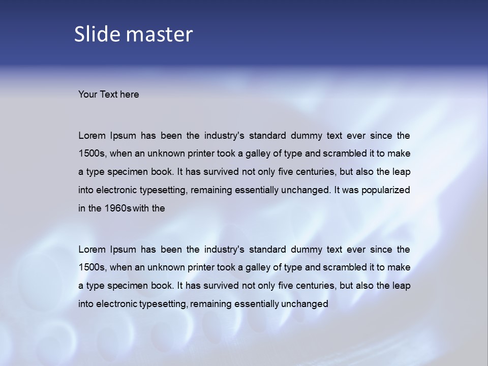 Blue Flames Of A Gas Stove In The Dark PowerPoint Template