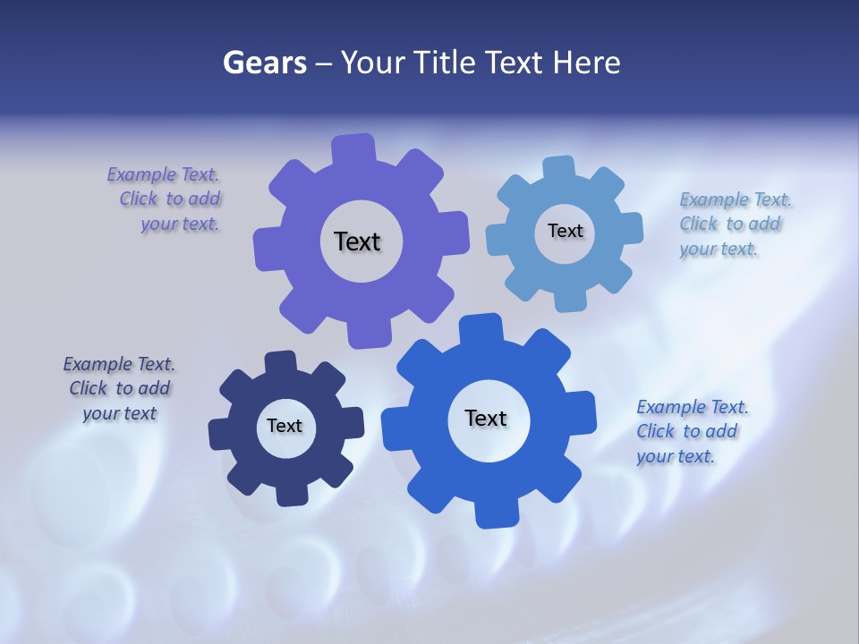 Blue Flames Of A Gas Stove In The Dark PowerPoint Template