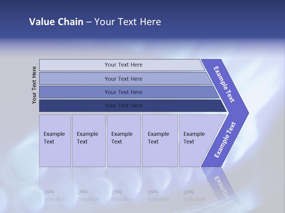 Blue Flames Of A Gas Stove In The Dark PowerPoint Template