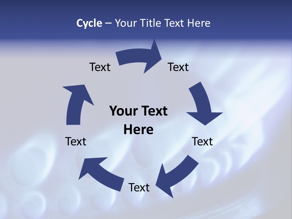 Blue Flames Of A Gas Stove In The Dark PowerPoint Template