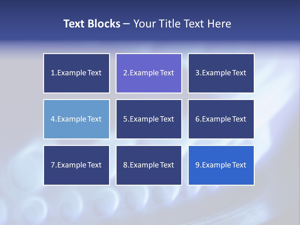 Blue Flames Of A Gas Stove In The Dark PowerPoint Template