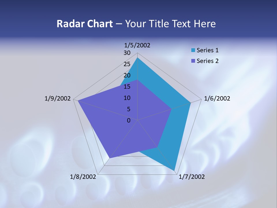 Blue Flames Of A Gas Stove In The Dark PowerPoint Template