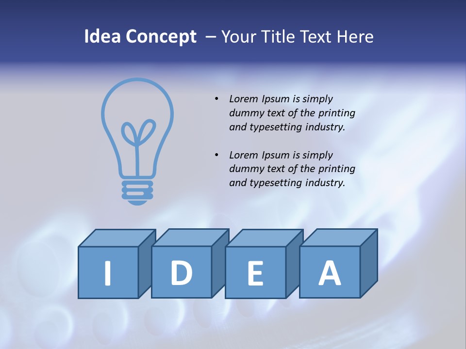 Blue Flames Of A Gas Stove In The Dark PowerPoint Template