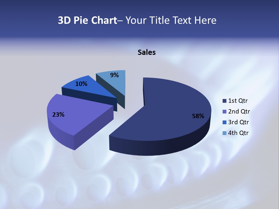Blue Flames Of A Gas Stove In The Dark PowerPoint Template