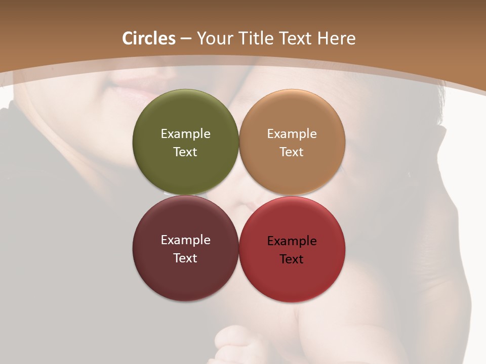 A Portrait Of An Asian Mother And Baby PowerPoint Template