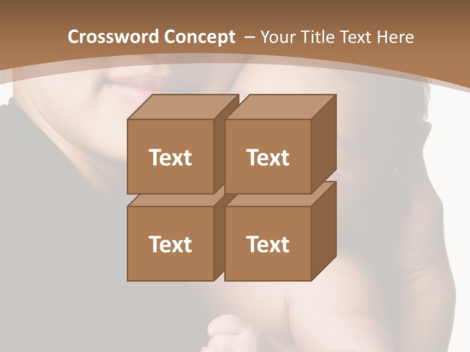 A Portrait Of An Asian Mother And Baby PowerPoint Template