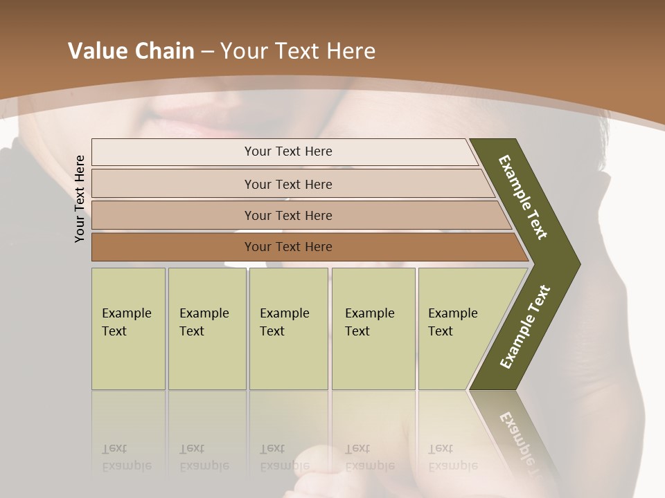 A Portrait Of An Asian Mother And Baby PowerPoint Template