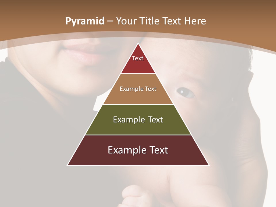 A Portrait Of An Asian Mother And Baby PowerPoint Template