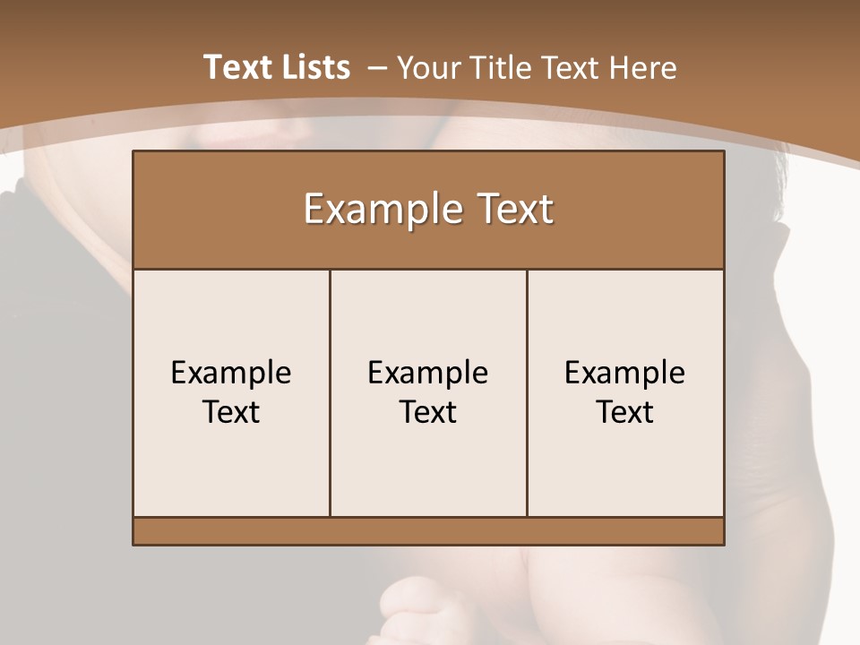 A Portrait Of An Asian Mother And Baby PowerPoint Template