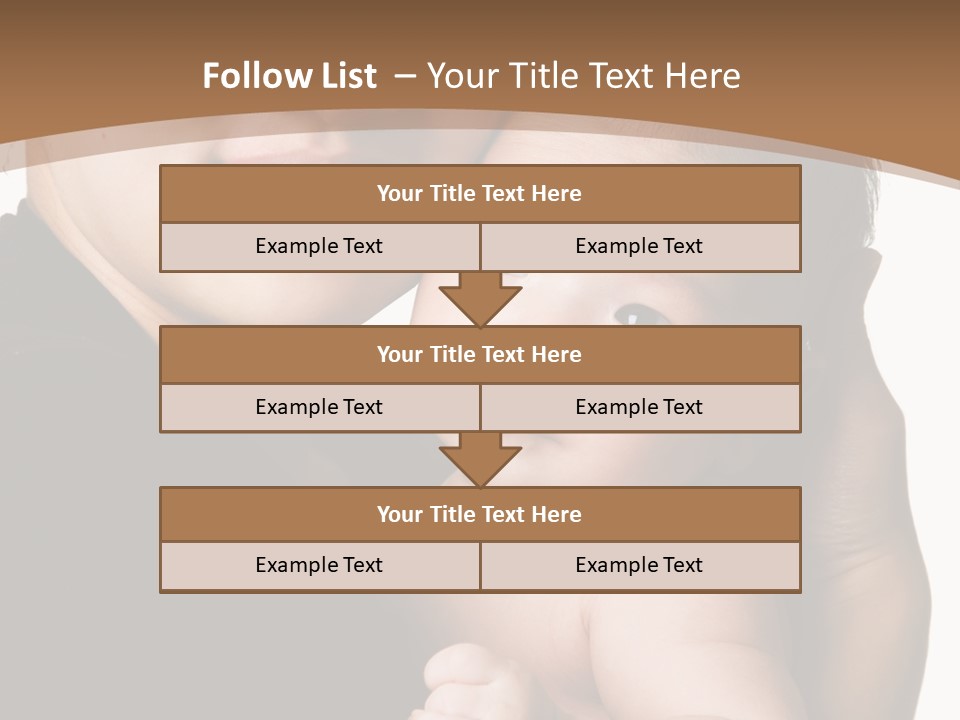 A Portrait Of An Asian Mother And Baby PowerPoint Template