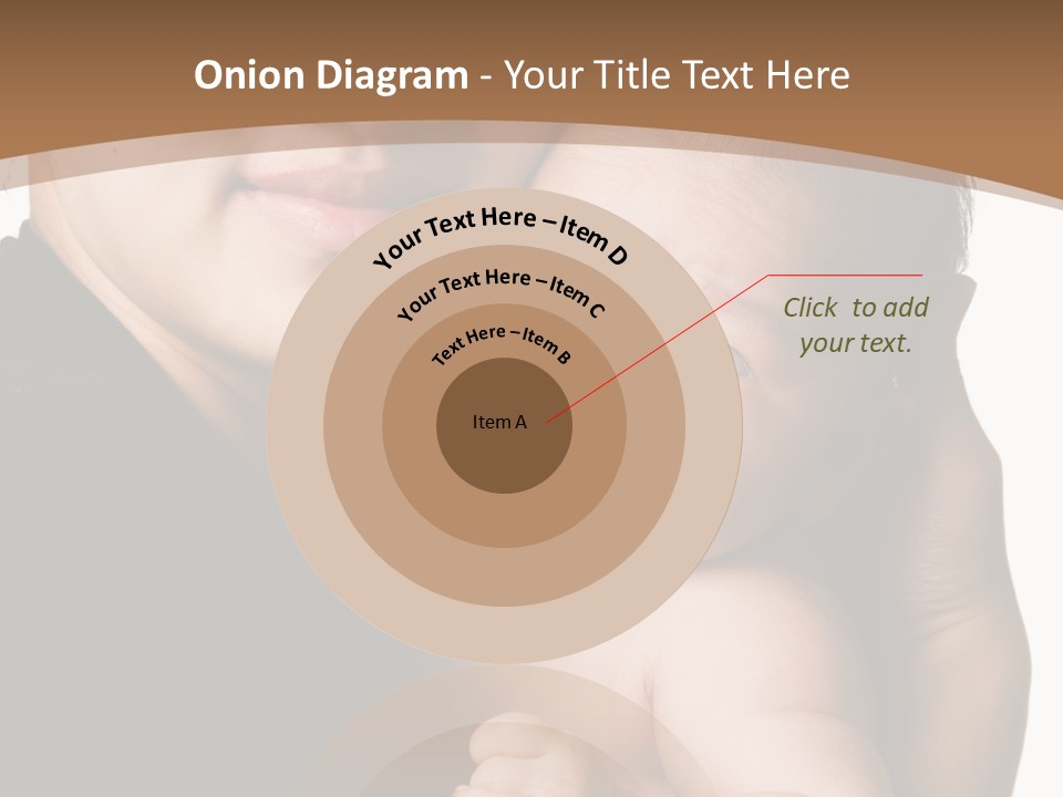 A Portrait Of An Asian Mother And Baby PowerPoint Template