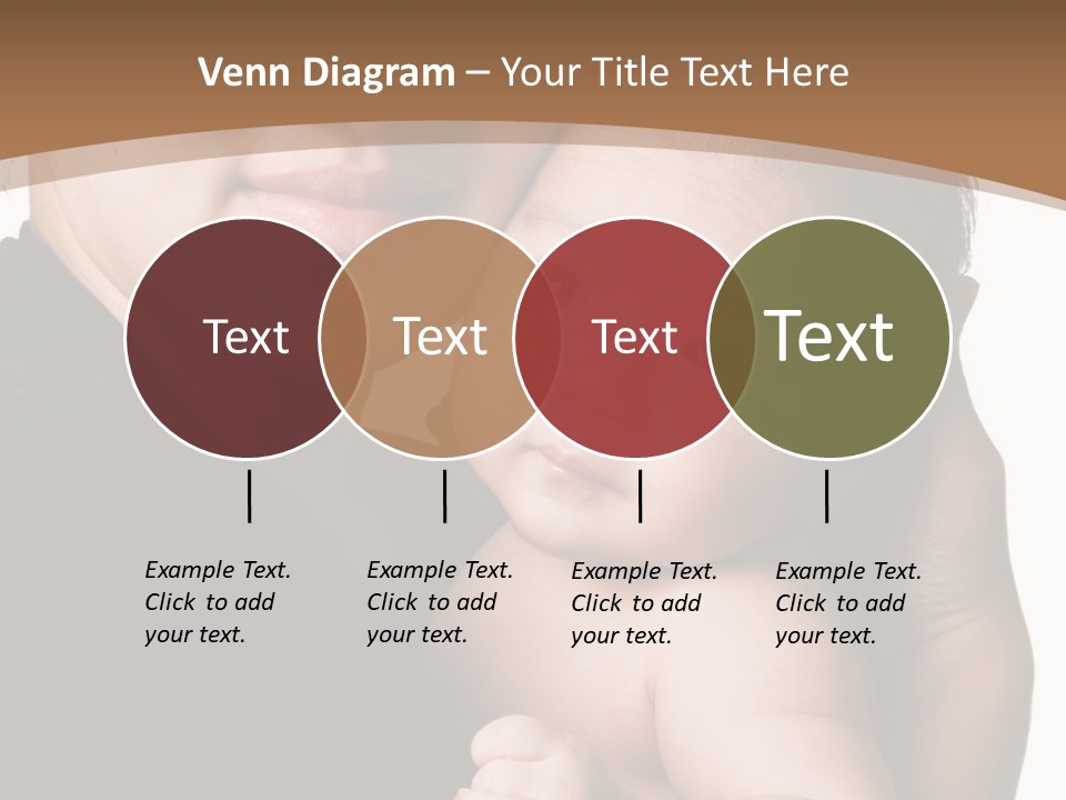 A Portrait Of An Asian Mother And Baby PowerPoint Template