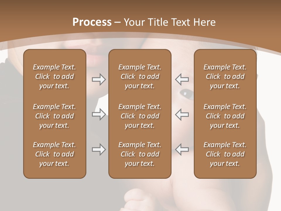 A Portrait Of An Asian Mother And Baby PowerPoint Template