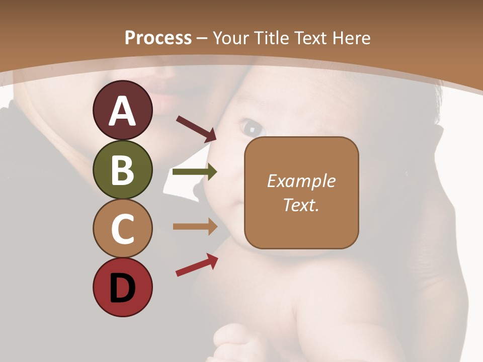 A Portrait Of An Asian Mother And Baby PowerPoint Template