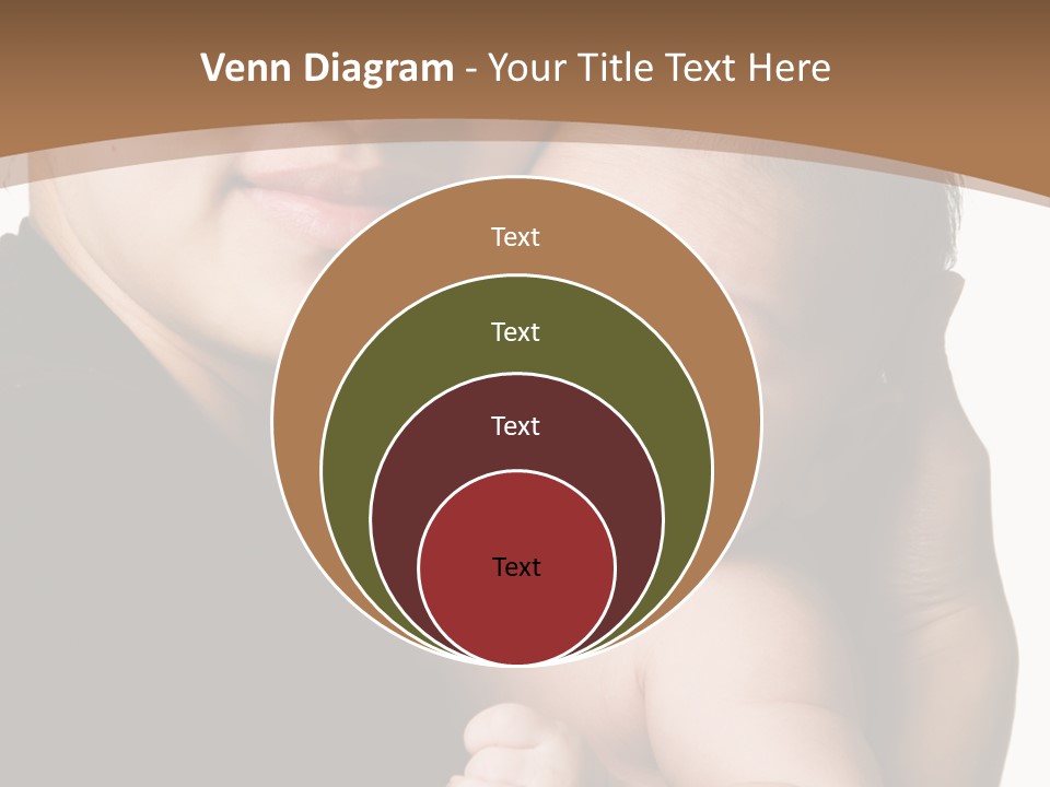 A Portrait Of An Asian Mother And Baby PowerPoint Template