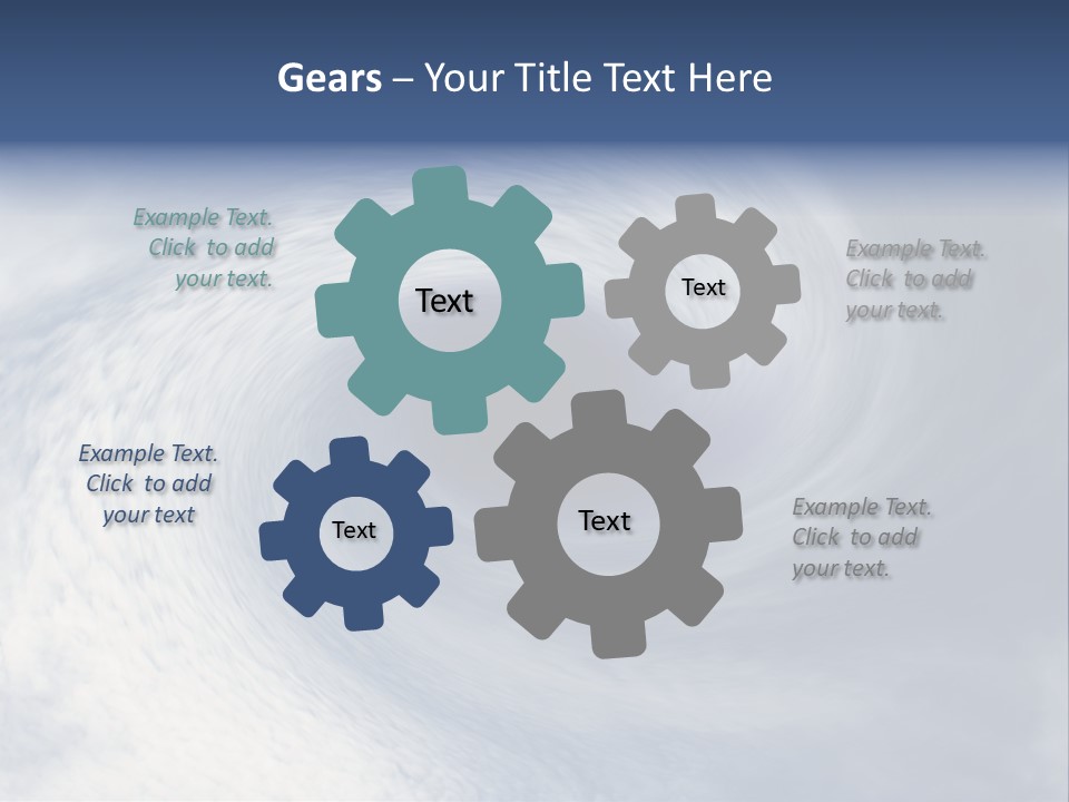 Blue Storm PowerPoint Template