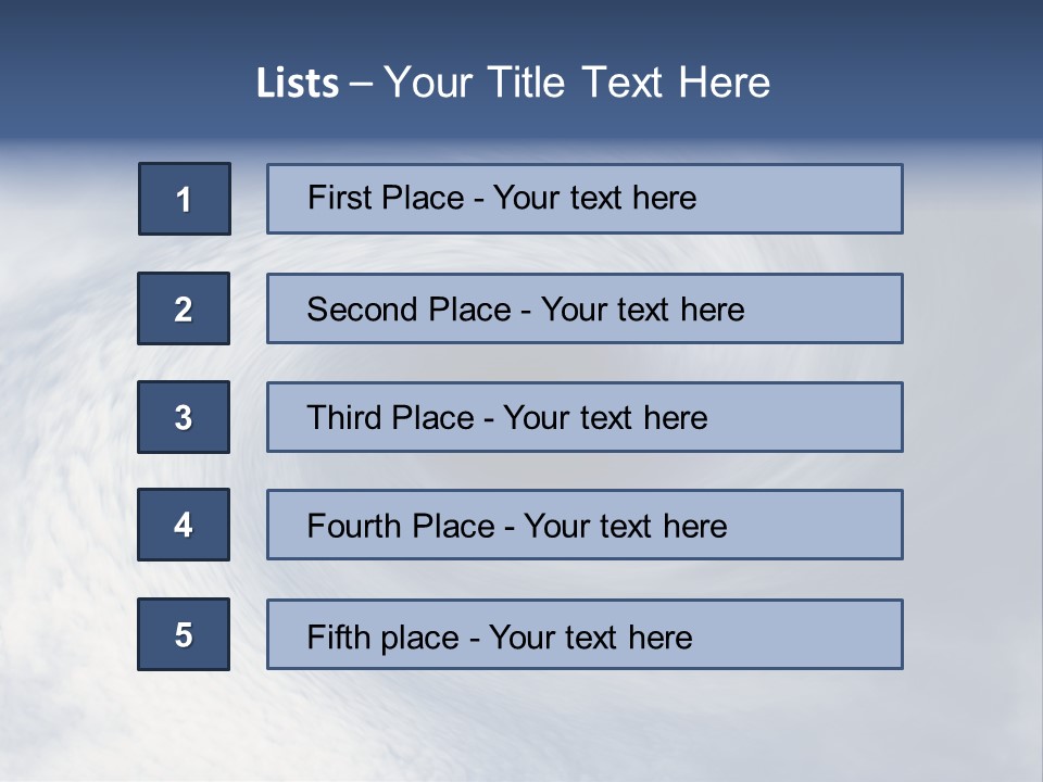Blue Storm PowerPoint Template