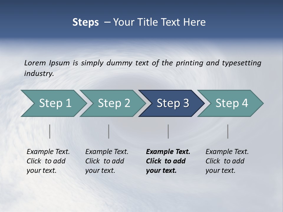 Blue Storm PowerPoint Template