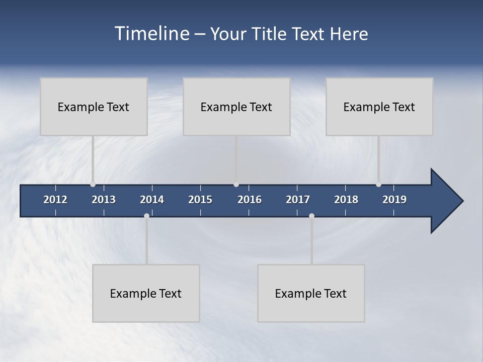 Blue Storm PowerPoint Template