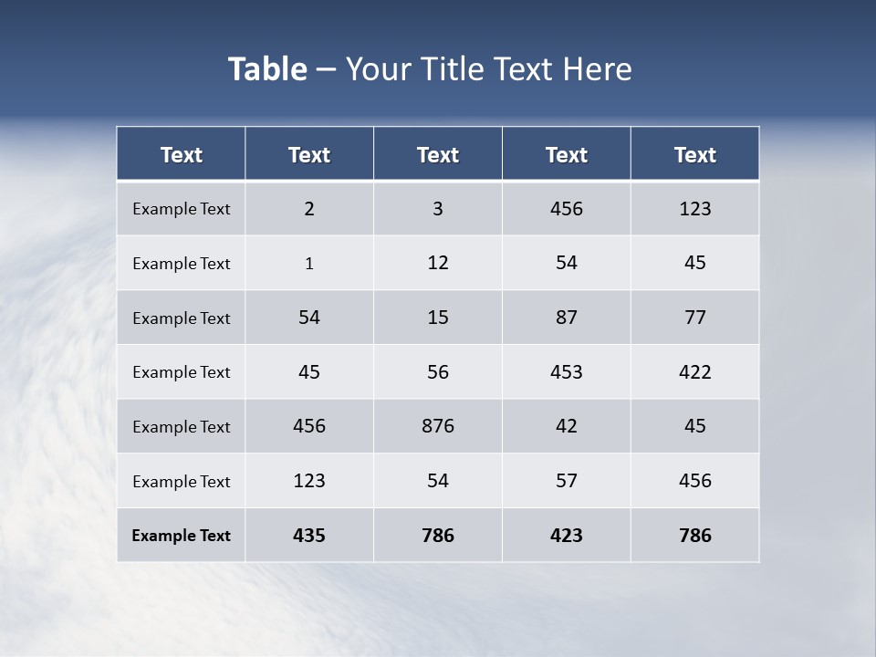 Blue Storm PowerPoint Template