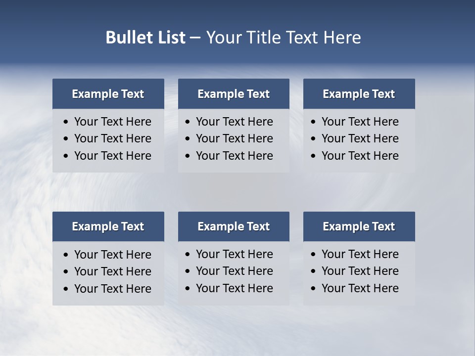 Blue Storm PowerPoint Template