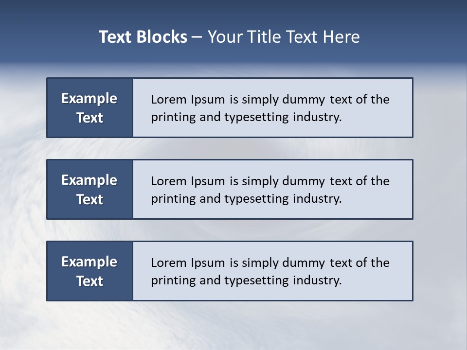 Blue Storm PowerPoint Template