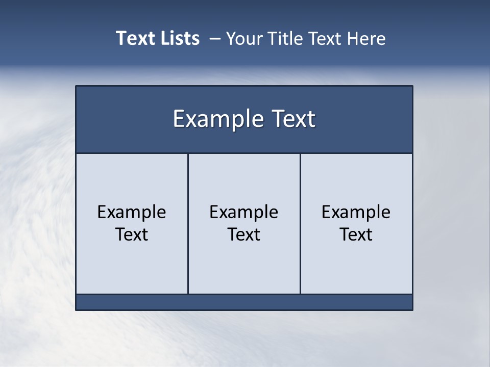 Blue Storm PowerPoint Template