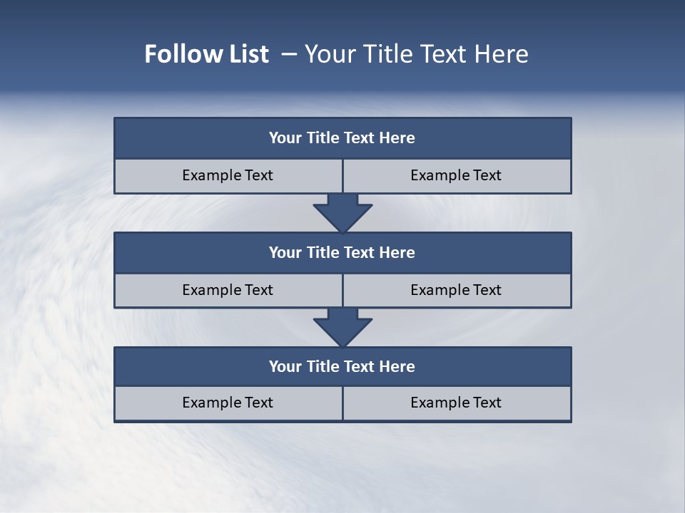 Blue Storm PowerPoint Template
