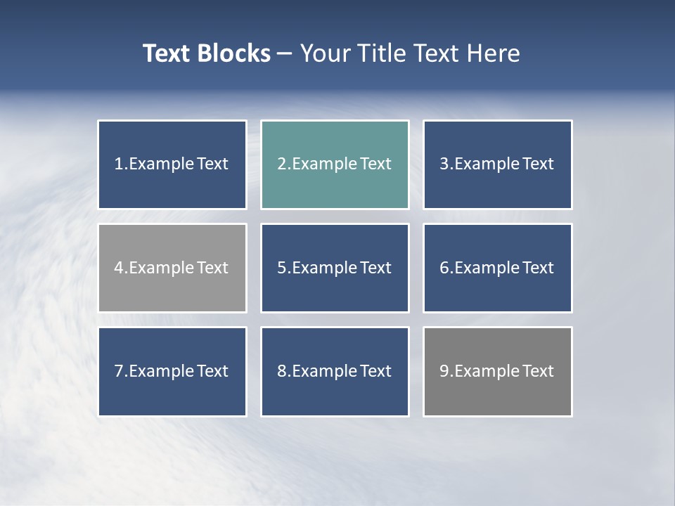 Blue Storm PowerPoint Template