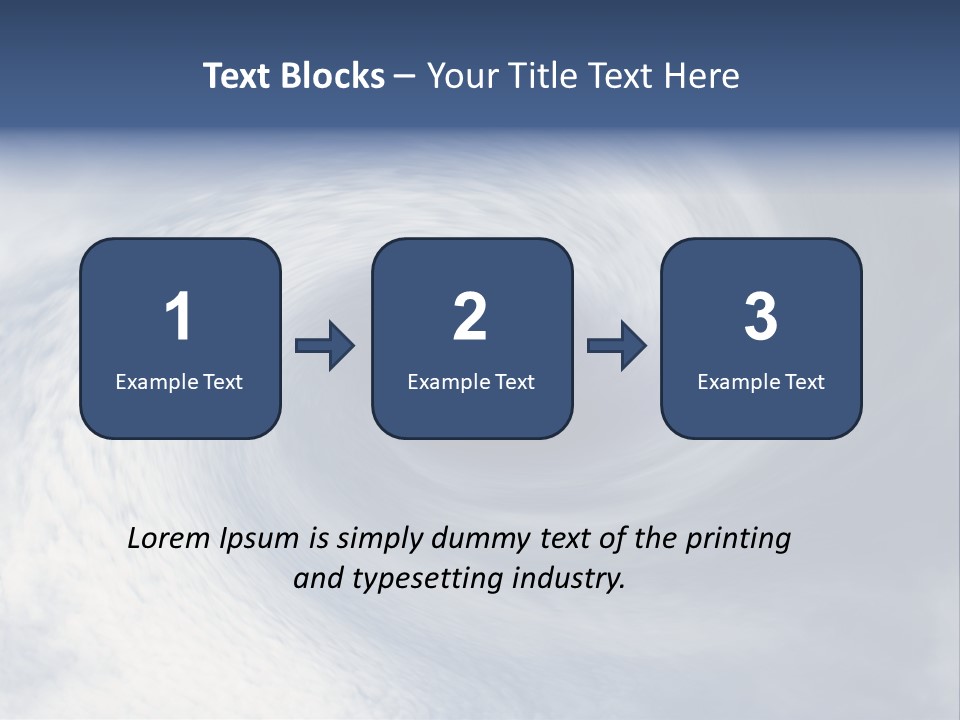 Blue Storm PowerPoint Template