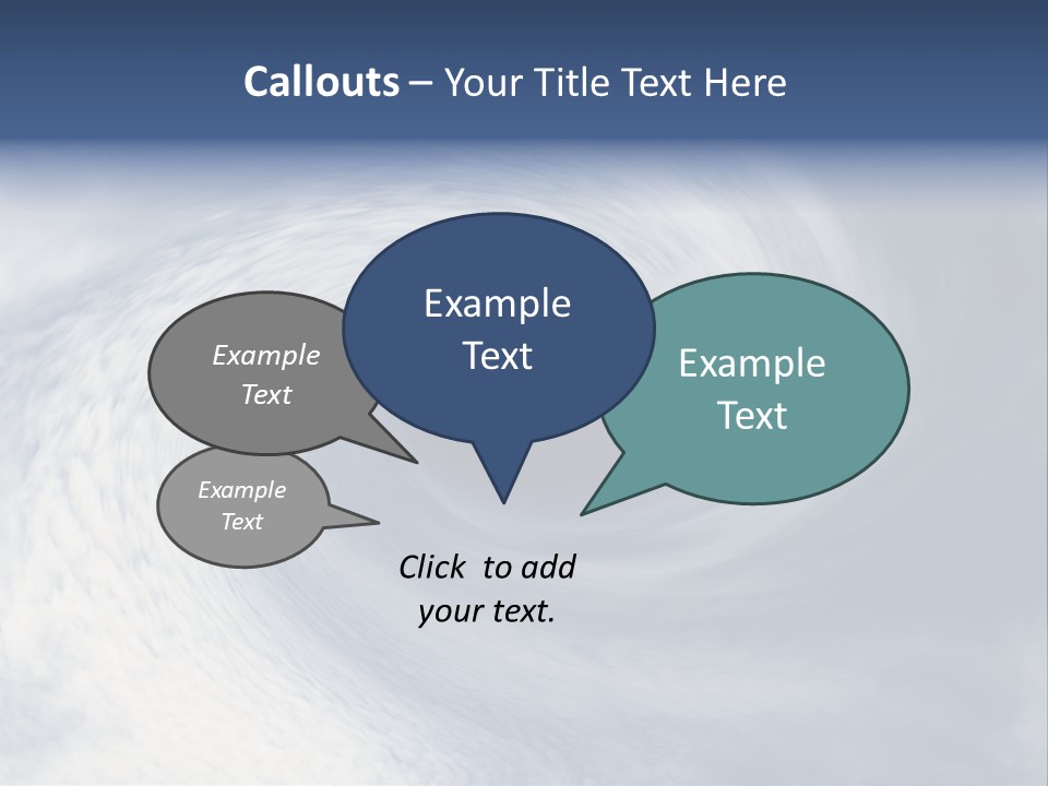 Blue Storm PowerPoint Template