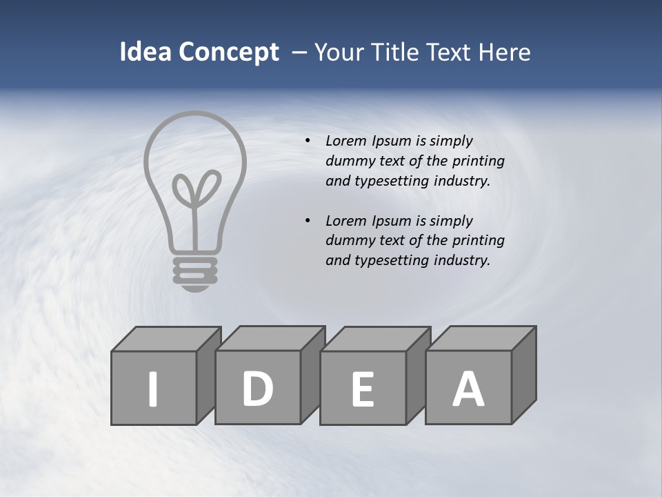 Blue Storm PowerPoint Template