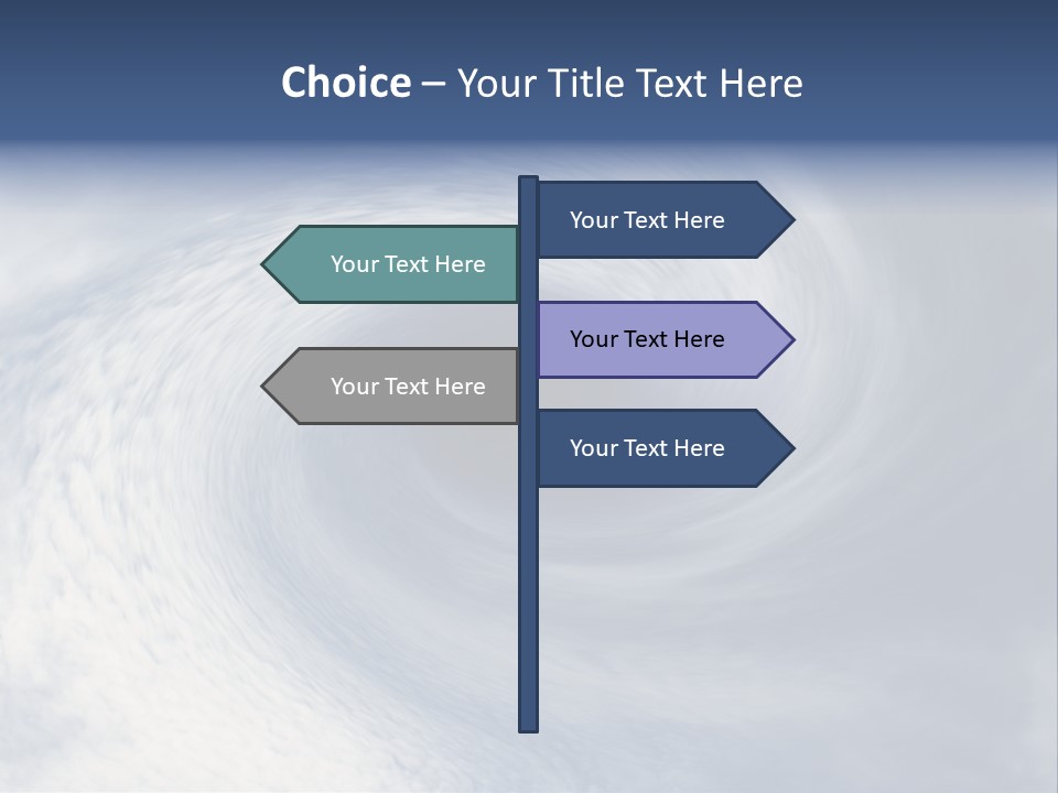 Blue Storm PowerPoint Template