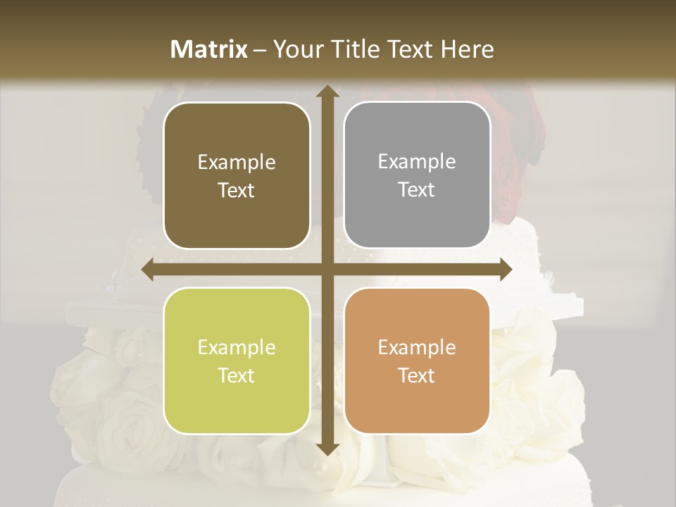 Perfect Wedding Cake PowerPoint Template