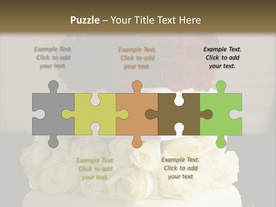 Perfect Wedding Cake PowerPoint Template