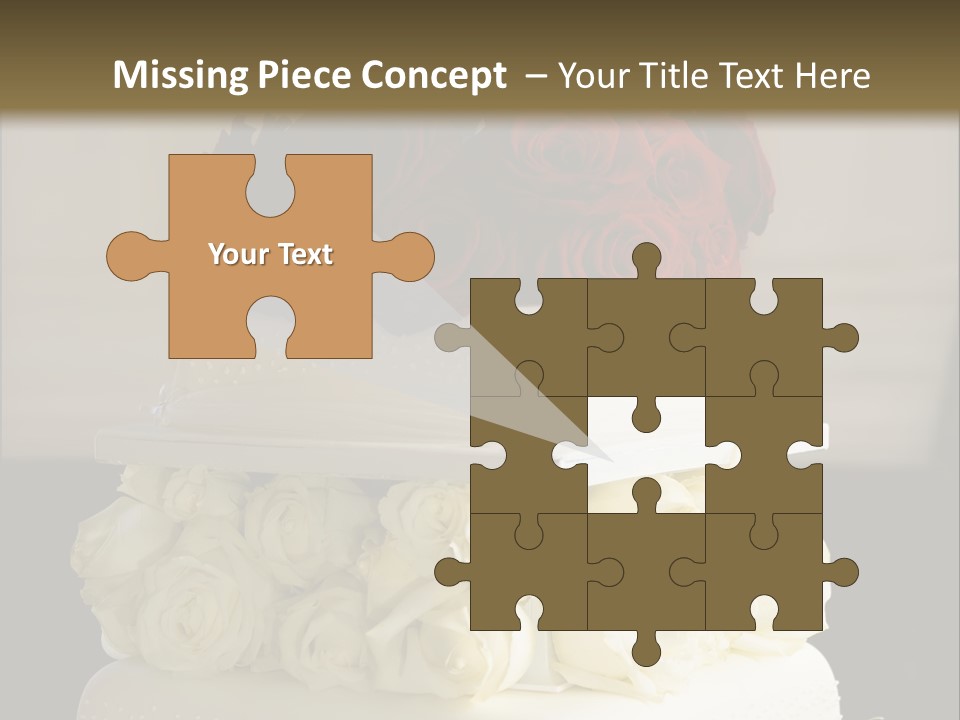 Perfect Wedding Cake PowerPoint Template