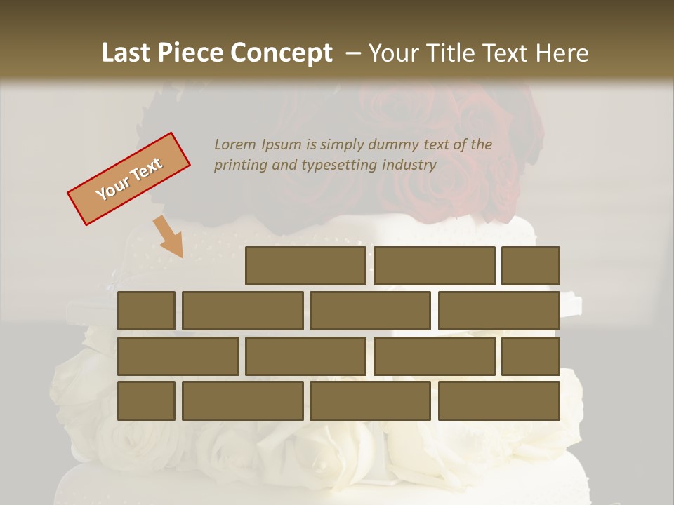 Perfect Wedding Cake PowerPoint Template