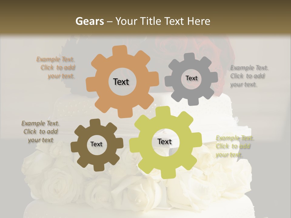 Perfect Wedding Cake PowerPoint Template