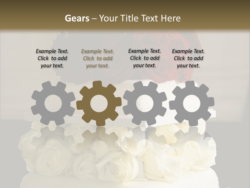 Perfect Wedding Cake PowerPoint Template