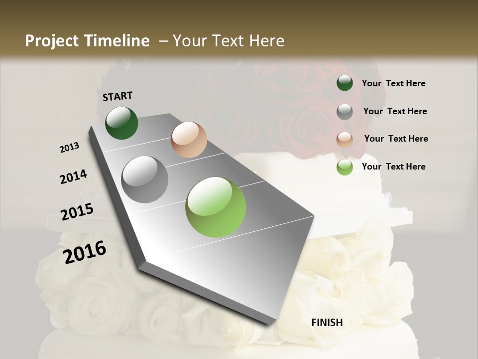 Perfect Wedding Cake PowerPoint Template