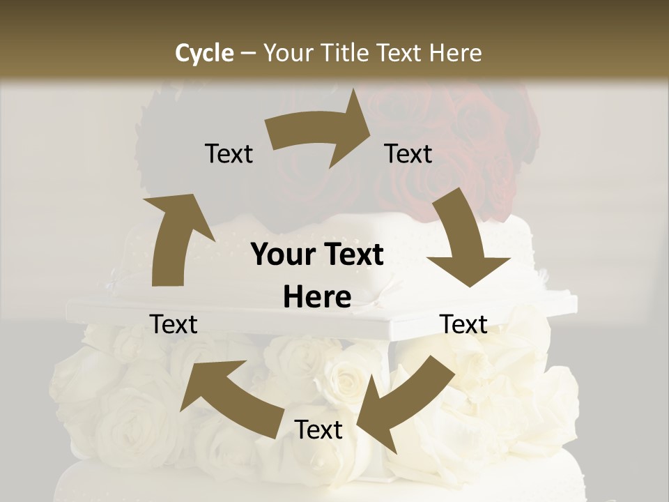 Perfect Wedding Cake PowerPoint Template