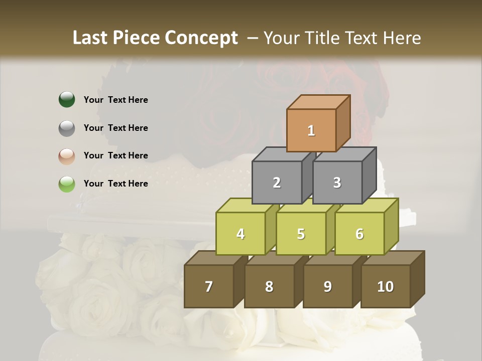 Perfect Wedding Cake PowerPoint Template