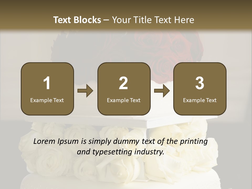 Perfect Wedding Cake PowerPoint Template