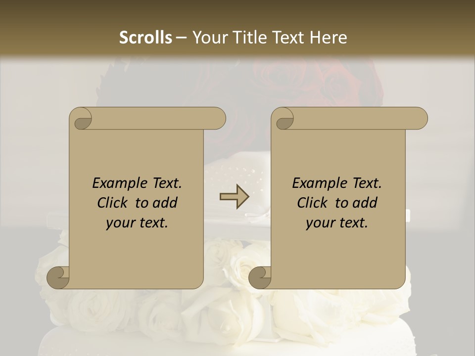 Perfect Wedding Cake PowerPoint Template