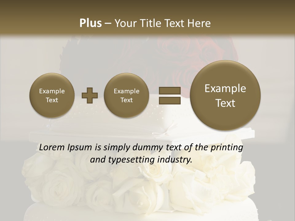 Perfect Wedding Cake PowerPoint Template